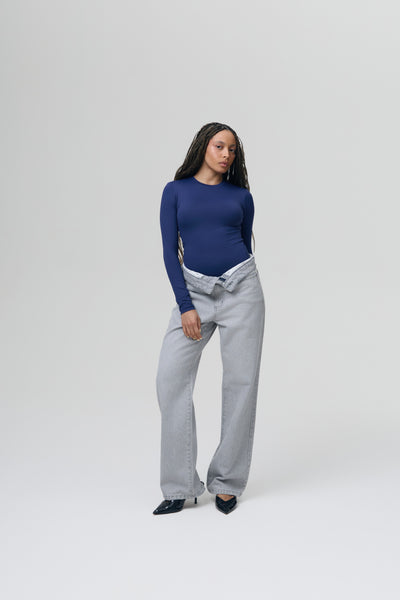 Manga Longa Crew Neck