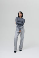 Manga Longa Crew Neck