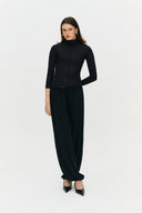 Blusa Manga Longa Gola Invertida